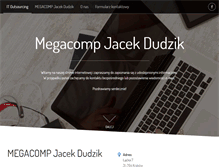 Tablet Screenshot of megacomp.com.pl